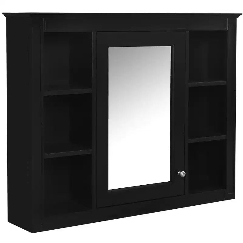 Armoire de toilette murale avec miroir et charnières à fermeture douce