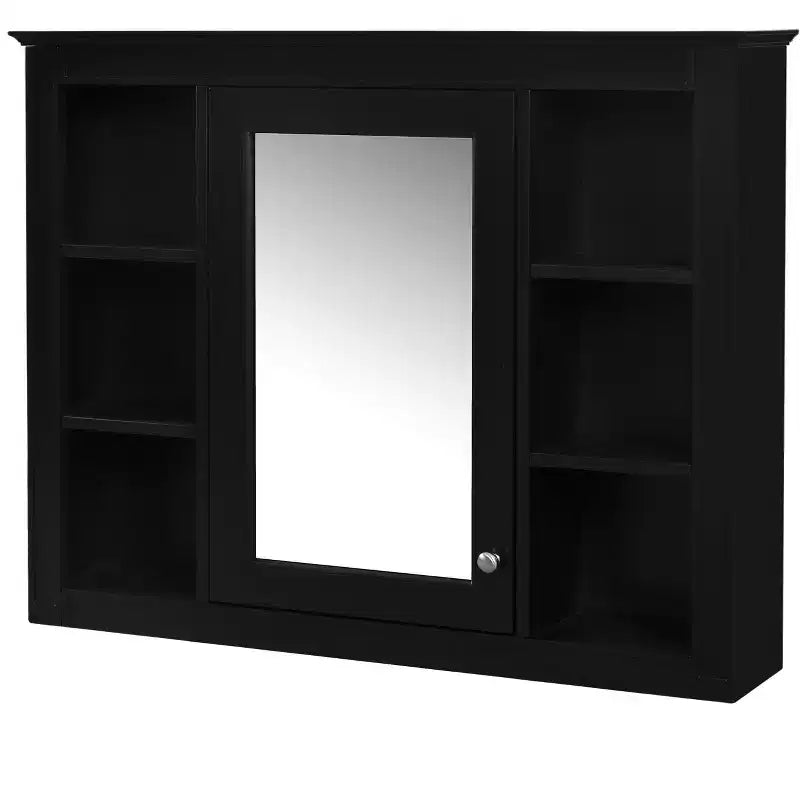 Armoire de toilette murale avec miroir et charnières à fermeture douce