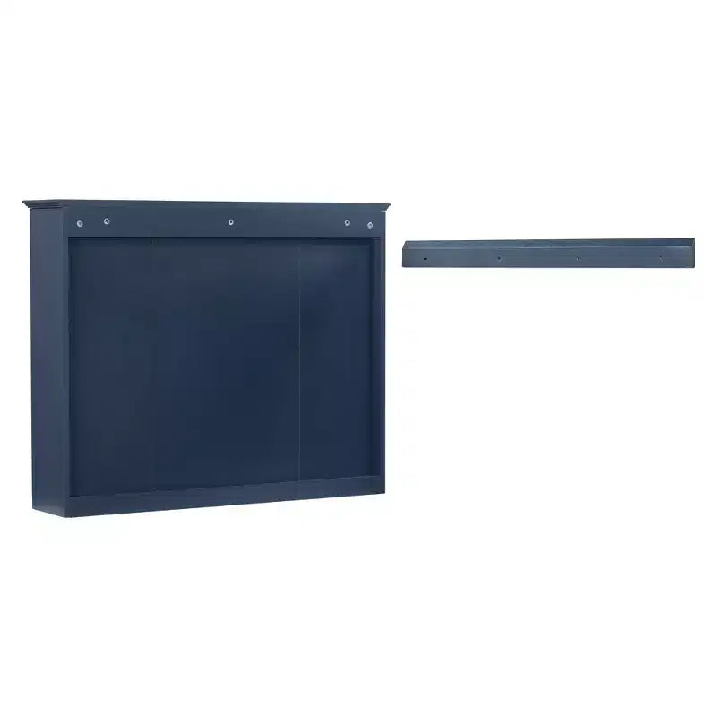 Armoire de toilette murale avec miroir et charnières à fermeture douce
