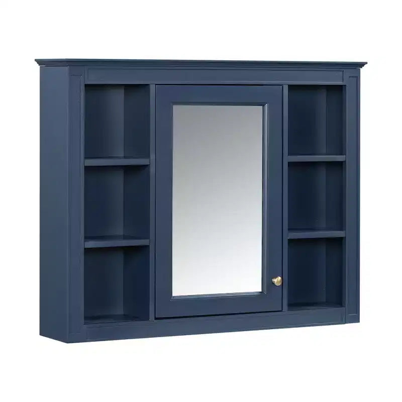 Armoire de toilette murale avec miroir et charnières à fermeture douce