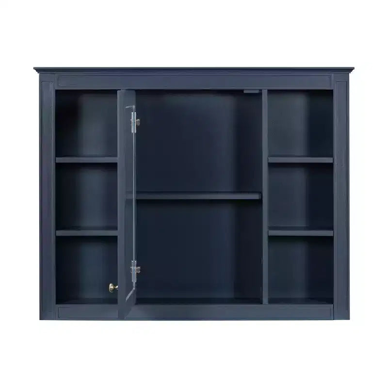 Armoire de toilette murale avec miroir et charnières à fermeture douce