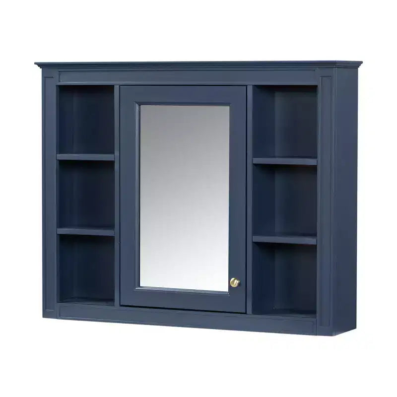 Armoire de toilette murale avec miroir et charnières à fermeture douce