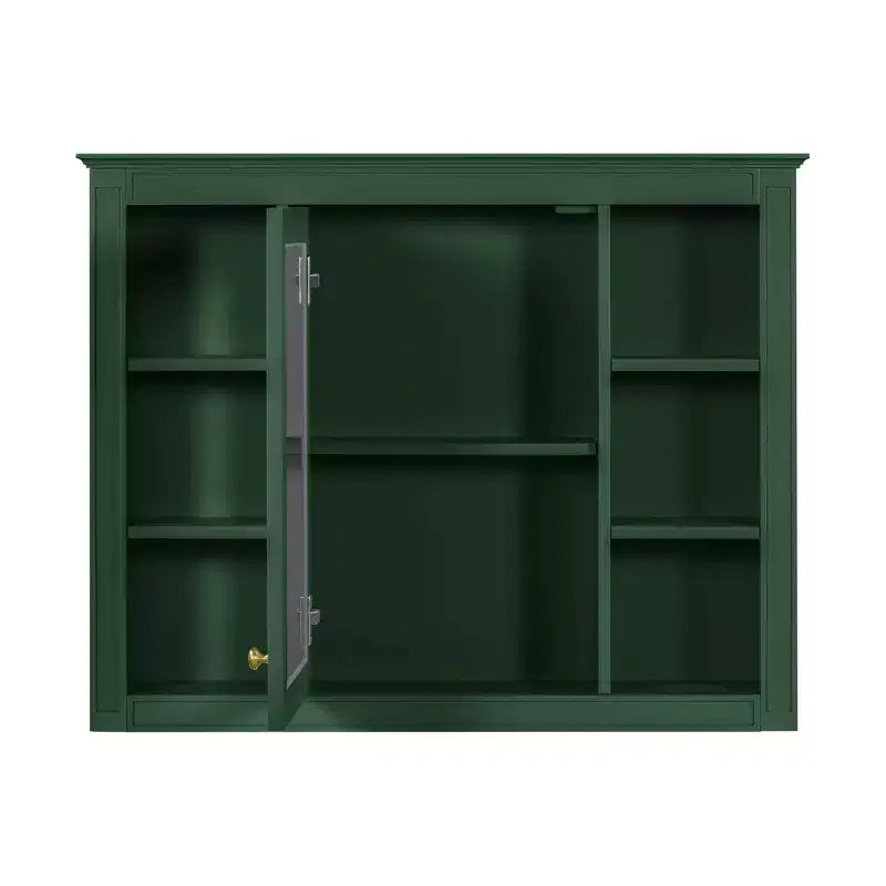 Armoire de toilette murale avec miroir et charnières à fermeture douce