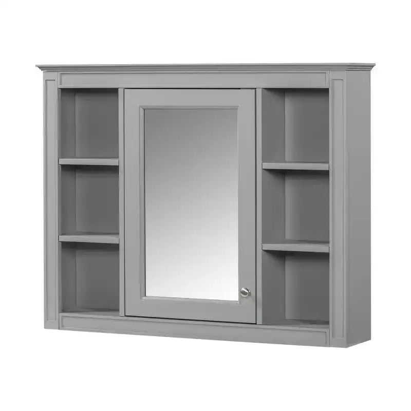 Armoire de toilette murale avec miroir et charnières à fermeture douce