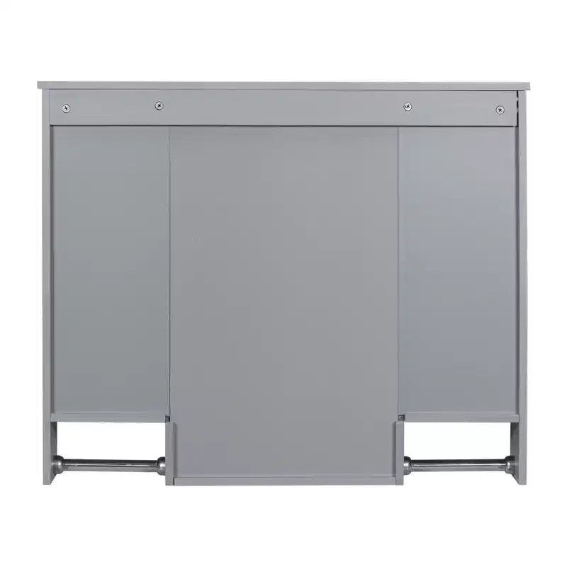 Armoire à pharmacie de salle de bain encastrée avec miroir et porte-serviettes