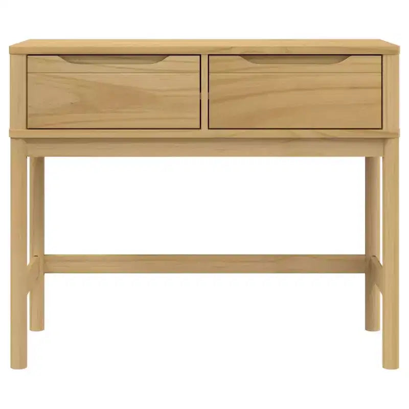 Table console de rangement salon couloir meuble pin massif