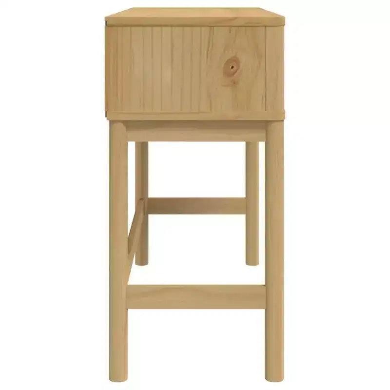 Table console de rangement salon couloir meuble pin massif