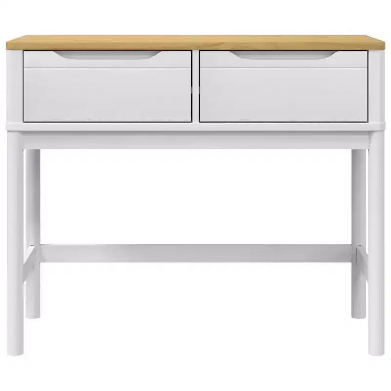 Table console de rangement salon couloir meuble pin massif