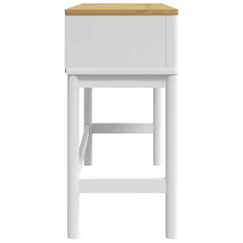 Table console de rangement salon couloir meuble pin massif
