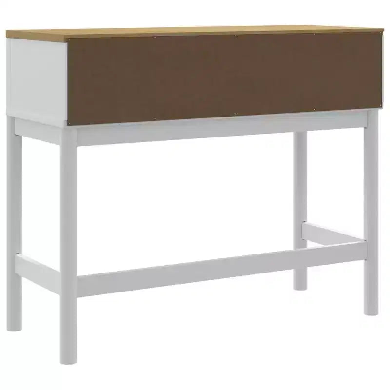 Table console de rangement salon couloir meuble pin massif