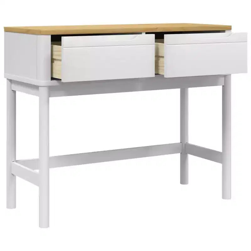Table console de rangement salon couloir meuble pin massif