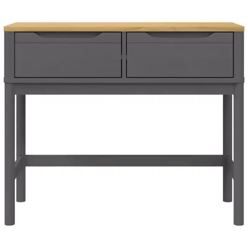 Table console de rangement salon couloir meuble pin massif