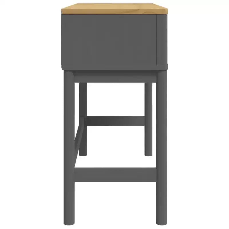 Table console de rangement salon couloir meuble pin massif