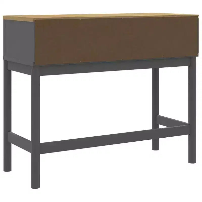 Table console de rangement salon couloir meuble pin massif