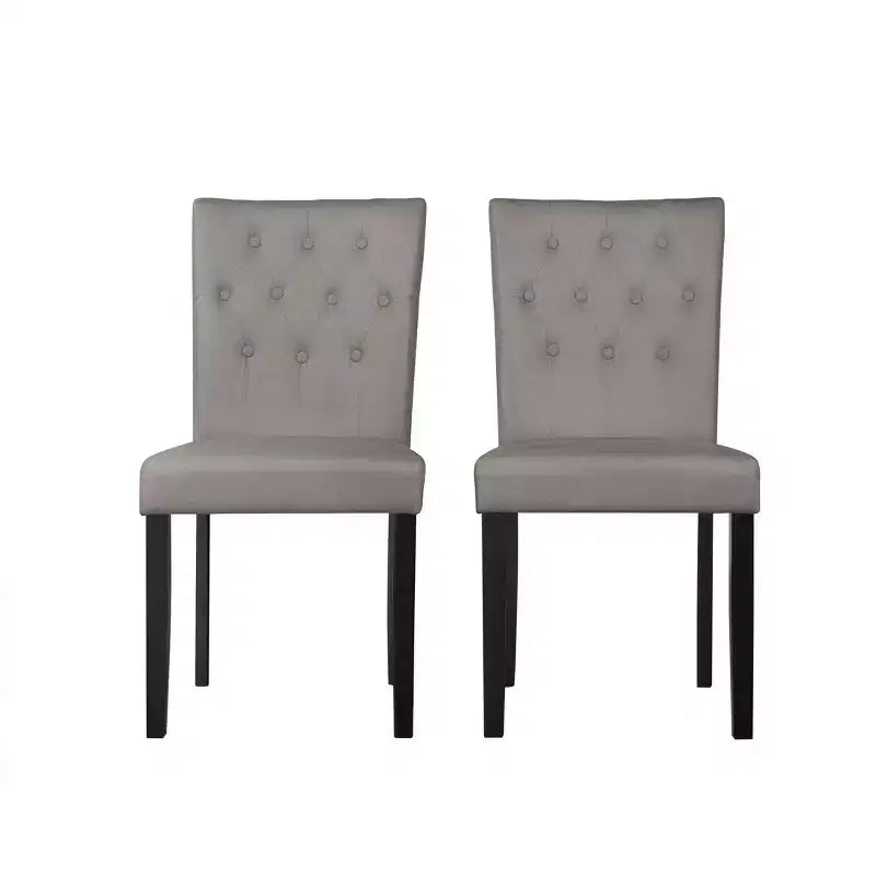 Ensemble table et chaises de salle à manger, avec housses de chaises en lin incluses