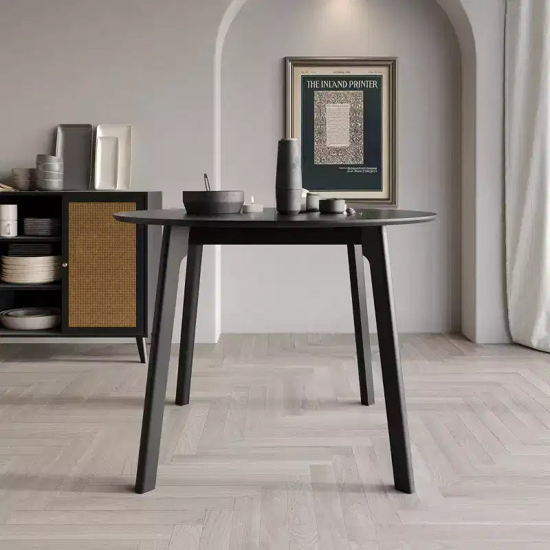 Ensemble table et chaises de salle à manger, avec housses de chaises en lin incluses