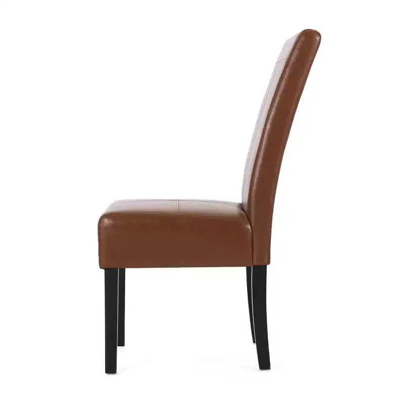 Ensemble de 2 chaises de salle à manger, design détachable, structure solide, salle à manger