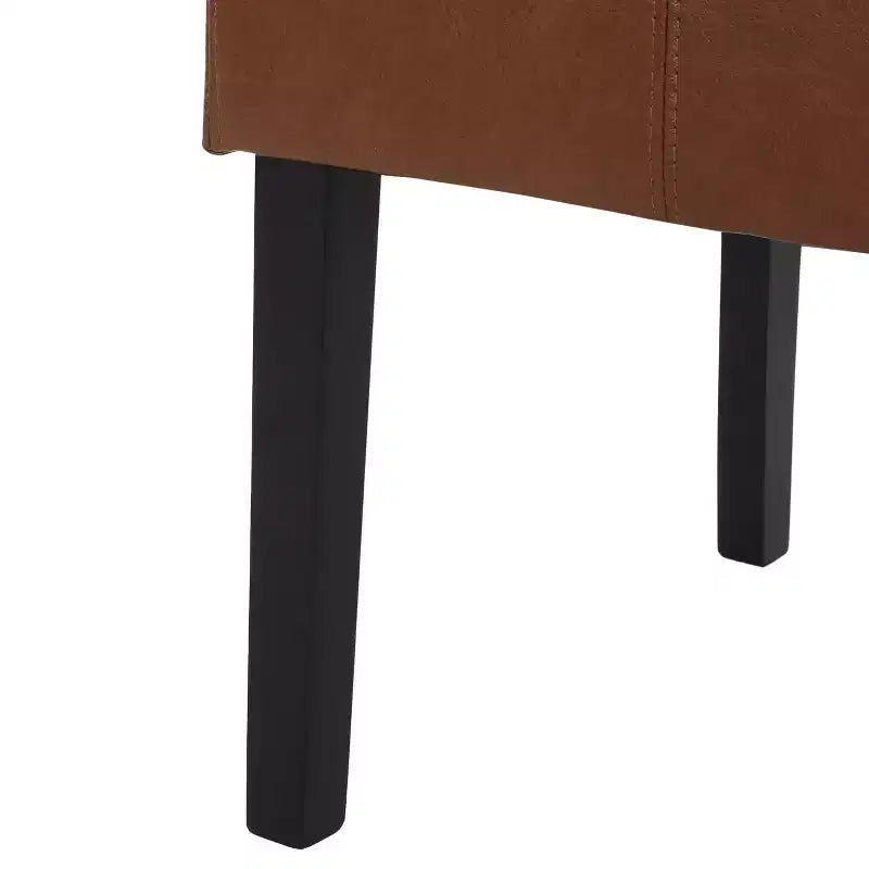 Ensemble de 2 chaises de salle à manger, design détachable, structure solide, salle à manger
