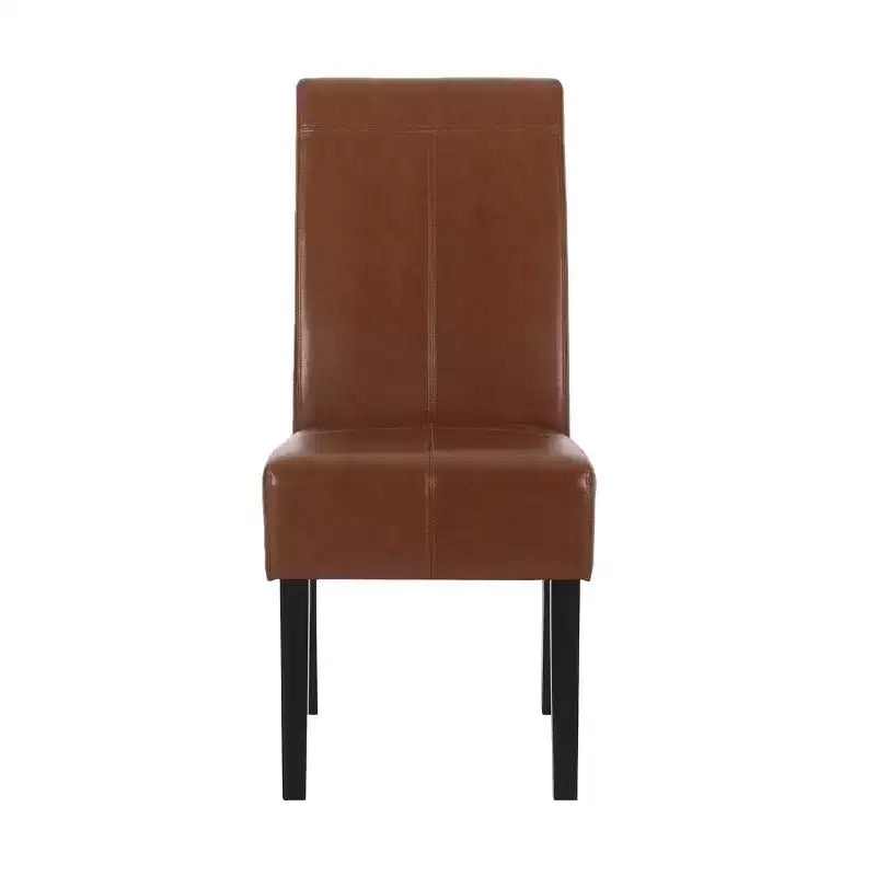 Ensemble de 2 chaises de salle à manger, design détachable, structure solide, salle à manger
