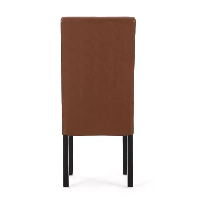 Ensemble de 2 chaises de salle à manger, design détachable, structure solide, salle à manger