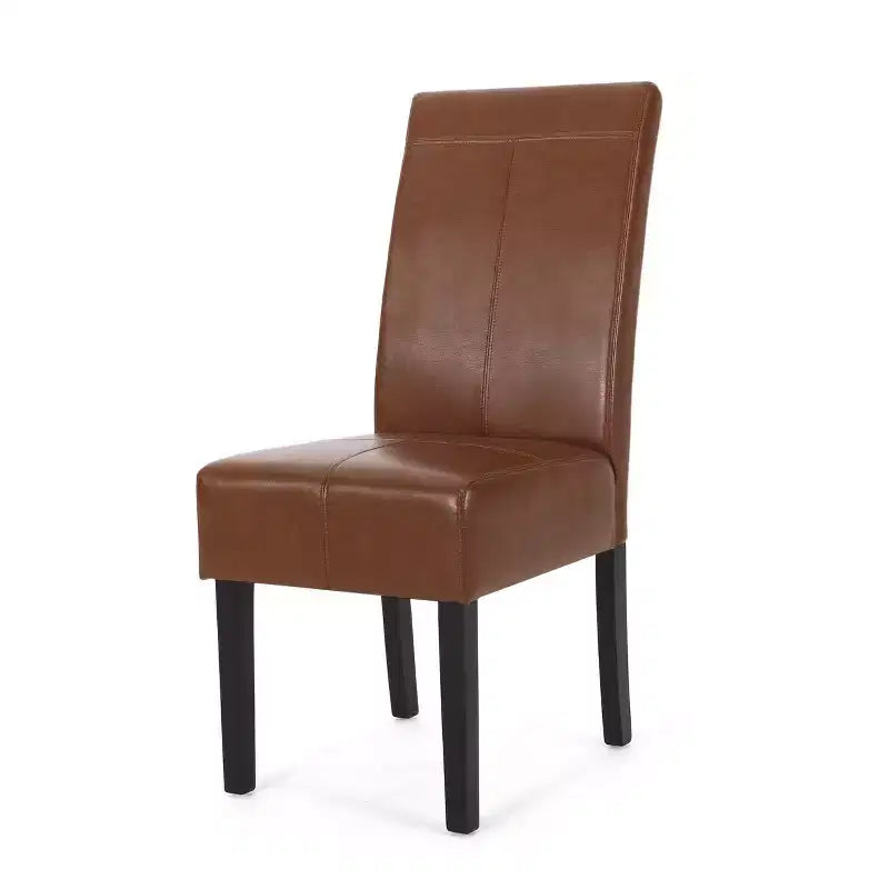 Ensemble de 2 chaises de salle à manger, design détachable, structure solide, salle à manger