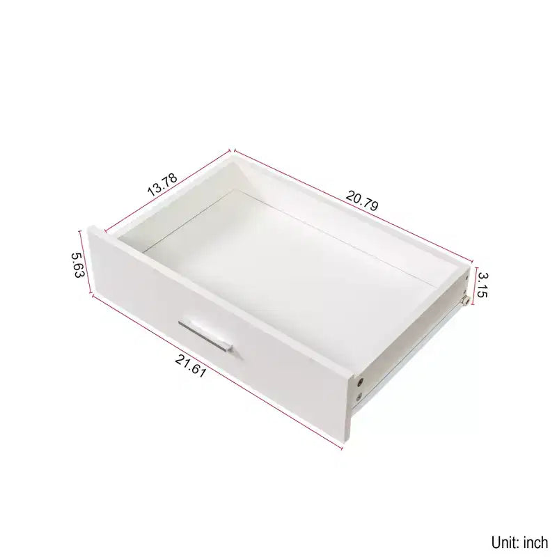 Système de penderie autoportante, penderie autoportante avec 6 étagères ouvertes, dressing en bois.