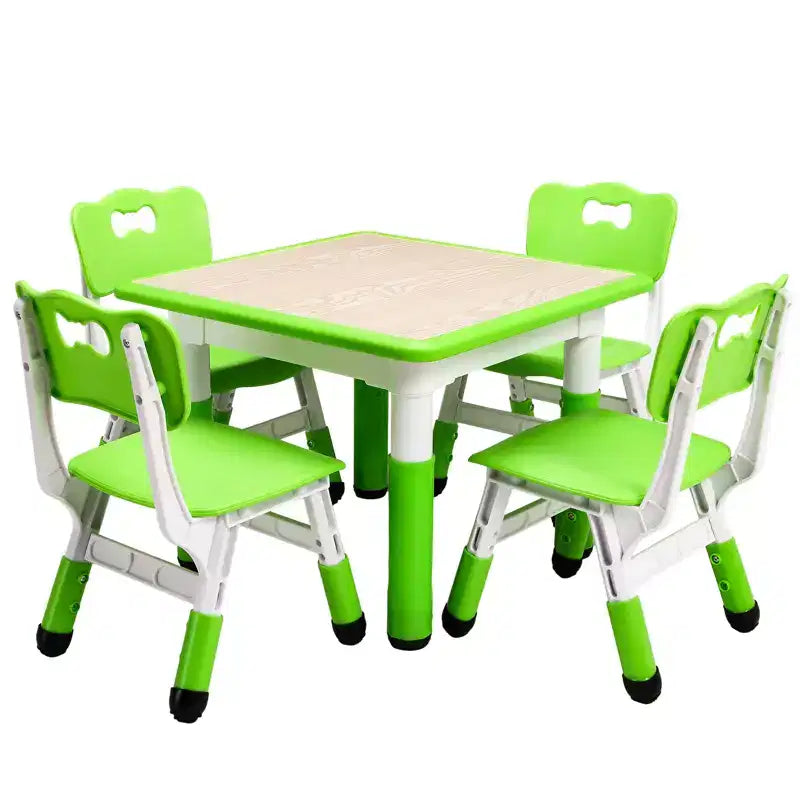 Ensemble table et chaises pour enfants, ensemble table et chaises pour tout-petits réglables en hauteur