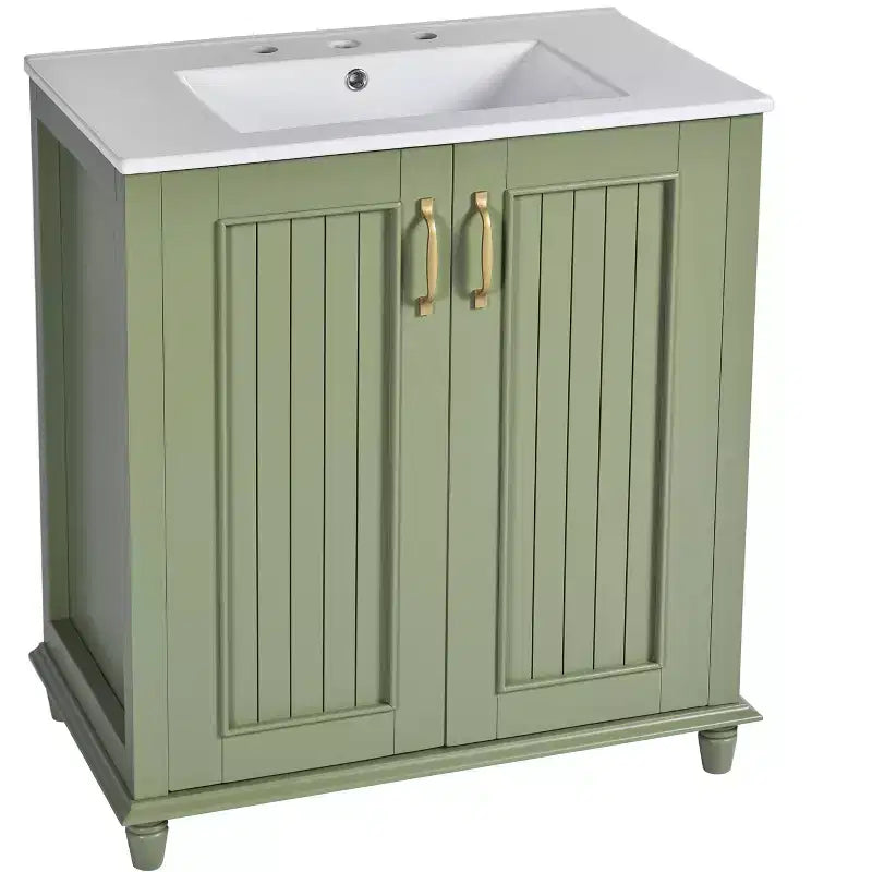 Meuble-lavabo avec vasque, meuble de rangement de salle de bain avec tiroirs, meuble-lavabo simple vasque