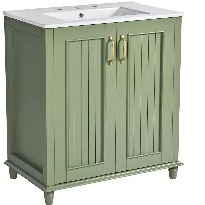 Meuble-lavabo avec vasque, meuble de rangement de salle de bain avec tiroirs, meuble-lavabo simple vasque