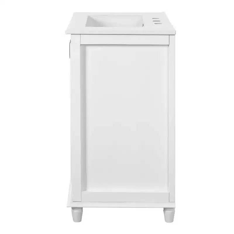 Meuble-lavabo avec vasque, meuble de rangement de salle de bain avec tiroirs, meuble-lavabo simple vasque