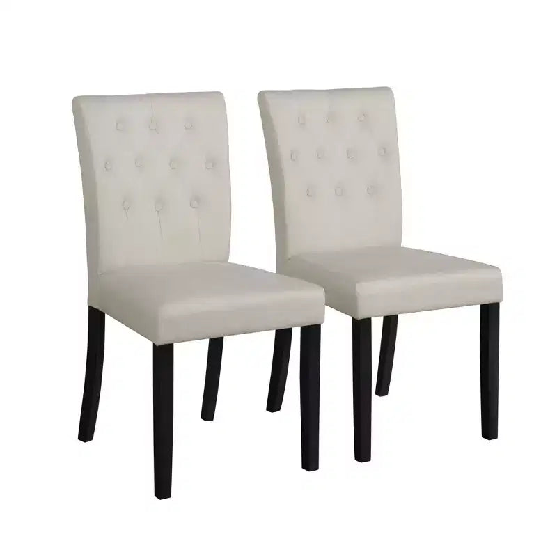 Ensemble table et chaises de salle à manger, incluant des housses de chaise en lin