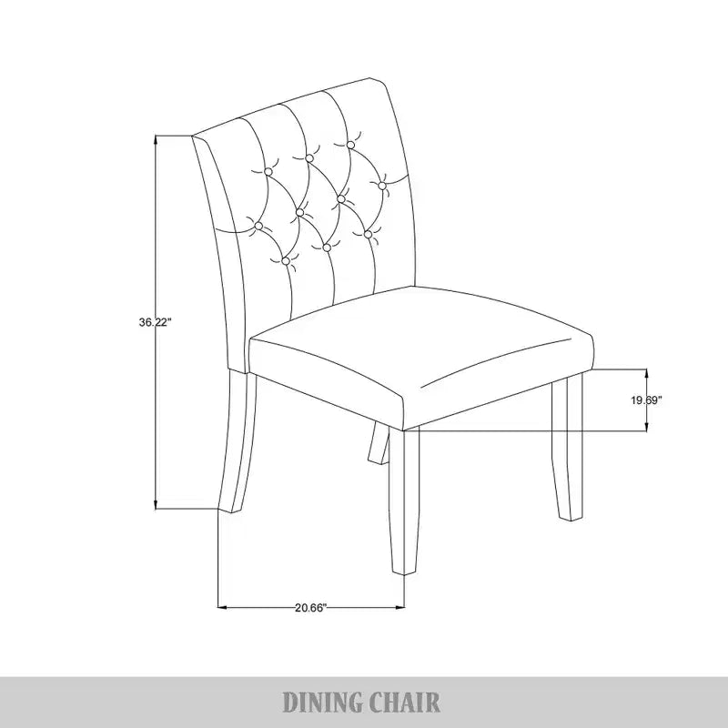 Ensemble table et chaises de salle à manger, incluant des housses de chaise en lin