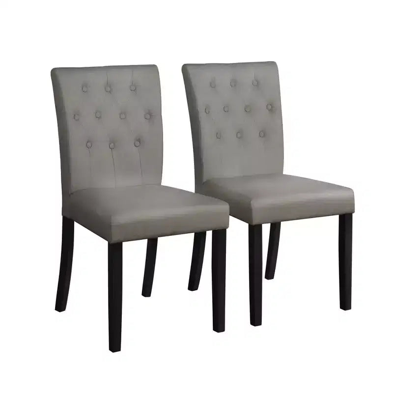 Ensemble table et chaises de salle à manger, incluant des housses de chaise en lin