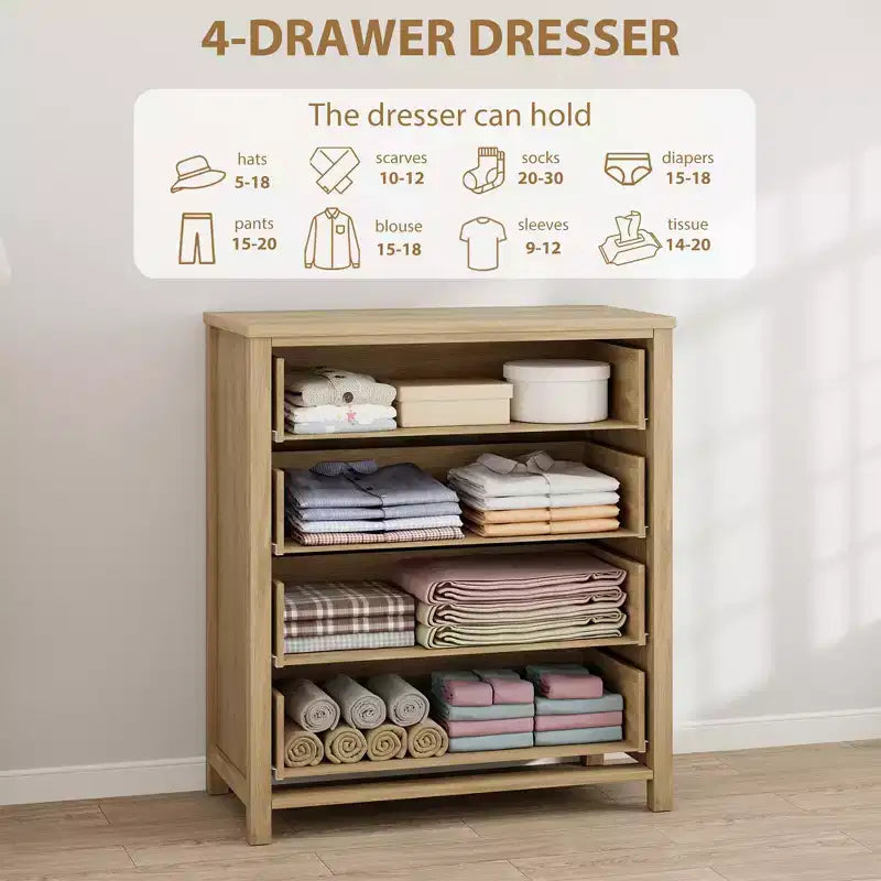 Armoire de chambre en rotin, meuble haut 4/5 tiroirs, panneau tressé naturel, armoire autoportante.