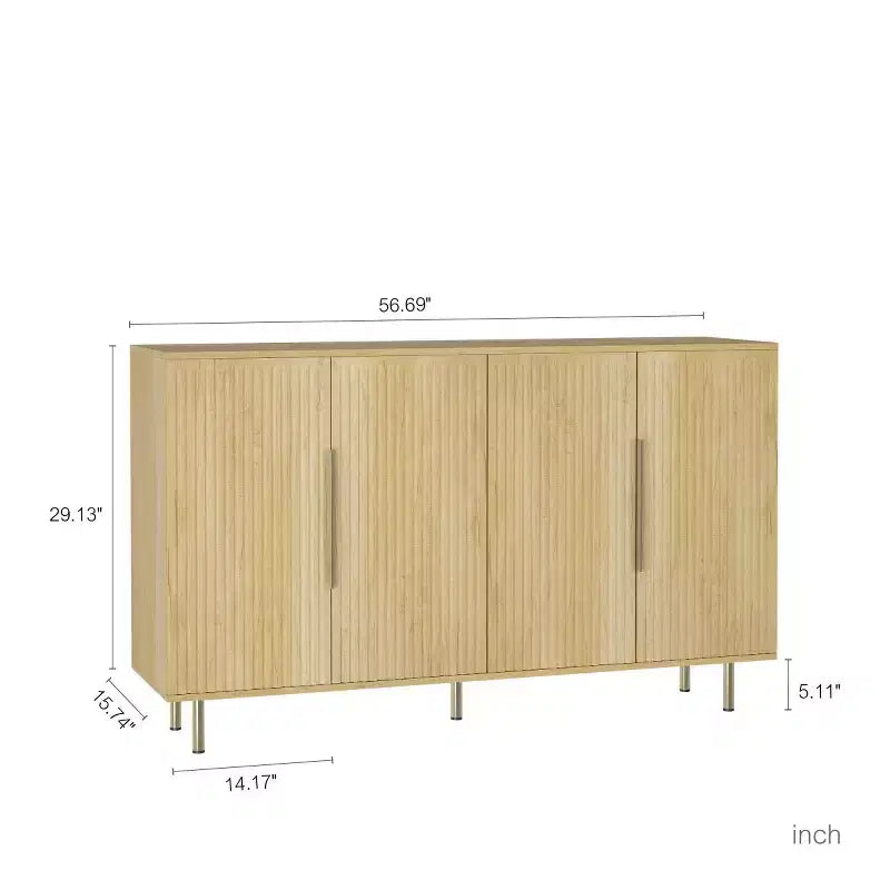Buffet/meuble de rangement moderne, meuble de commande décoratif pour la salle à manger