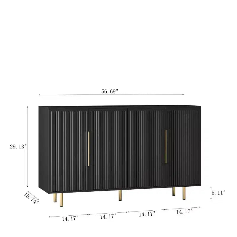 Buffet/meuble de rangement moderne, meuble de commande décoratif pour la salle à manger