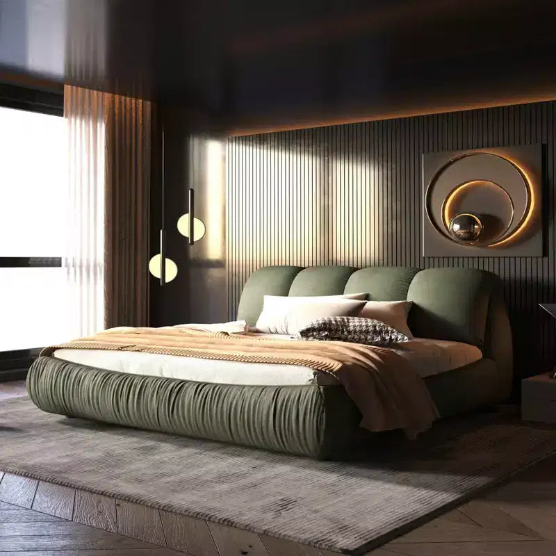 Lit plateforme de luxe grand format