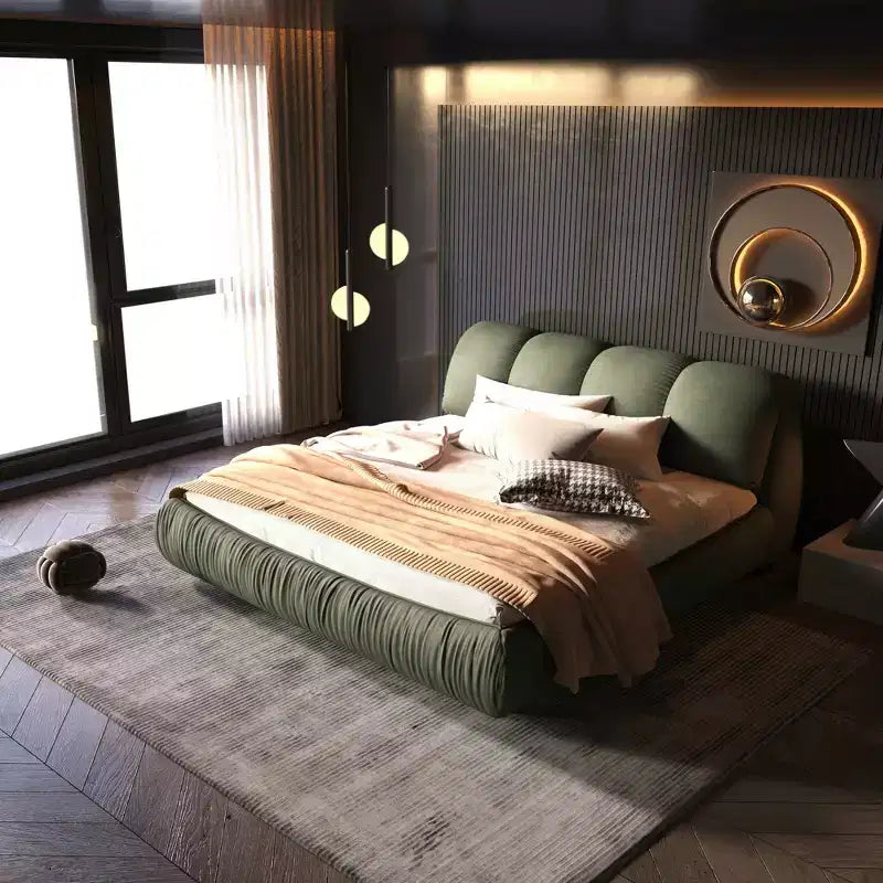 Lit plateforme de luxe grand format