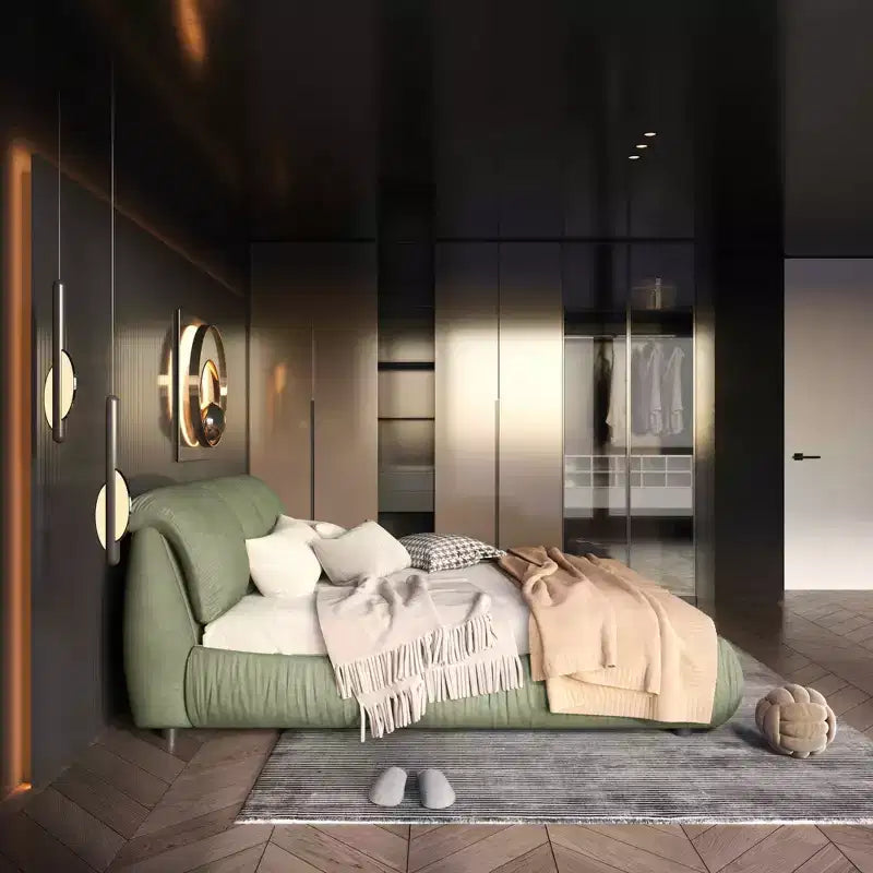 Lit plateforme de luxe grand format