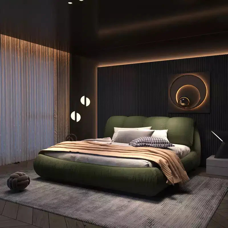 Lit plateforme de luxe grand format