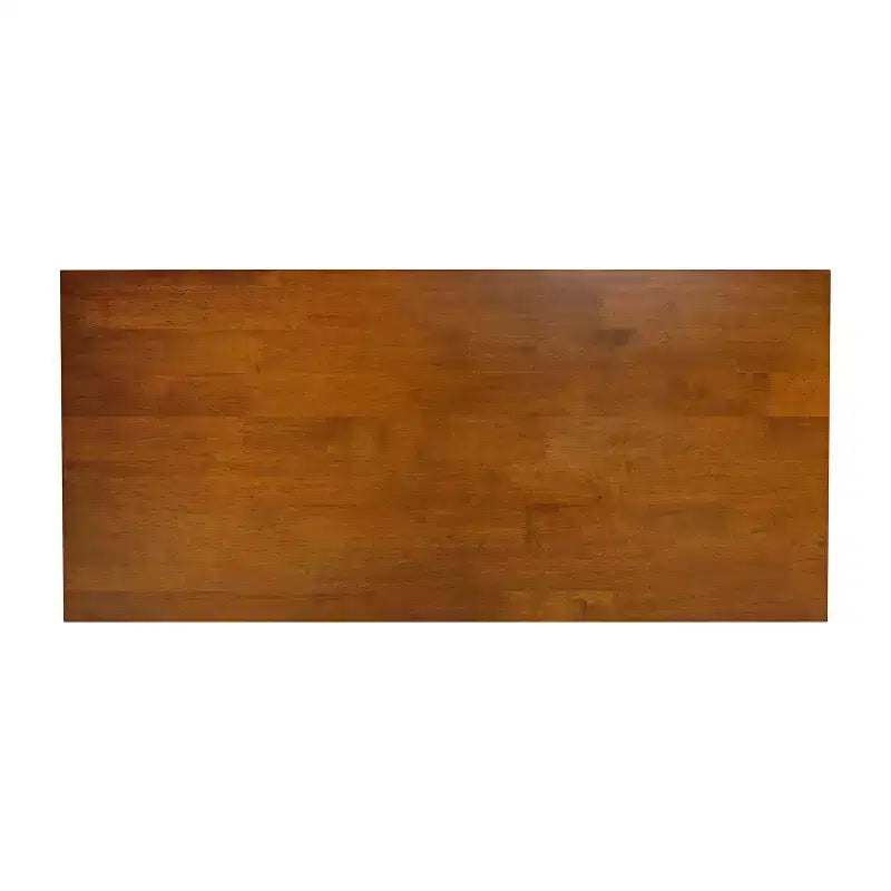 Table basse de style rustique en bois massif avec étagères de rangement