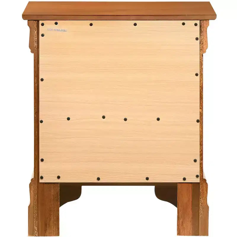 Table de chevet Louis Philippe à deux tiroirs
